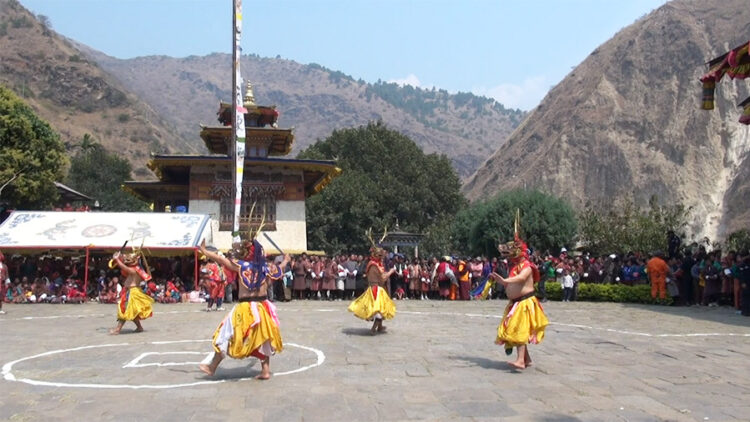 gomkora temple in bhutan